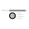 EFB Elektronik INFRALAN U-DQ(ZN)BH 4E 9/125µm G.657A LSZH čierny CPR Dca
