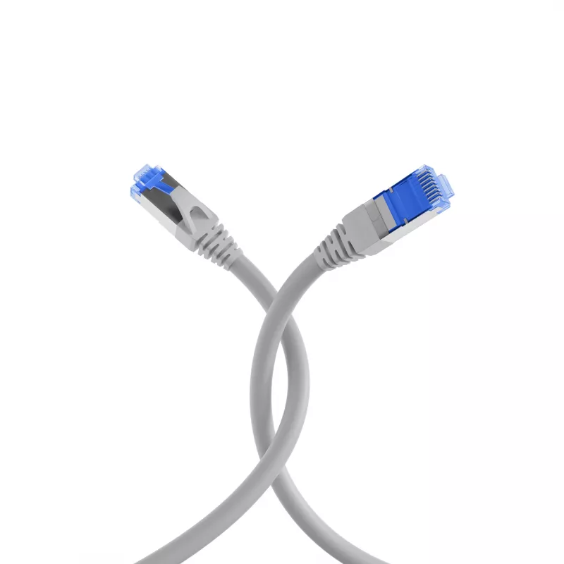 EFB Elektronik IPK-6A-U-TPE-GR-0200 Cat6a S/FTP patch kábel 2 m sivá