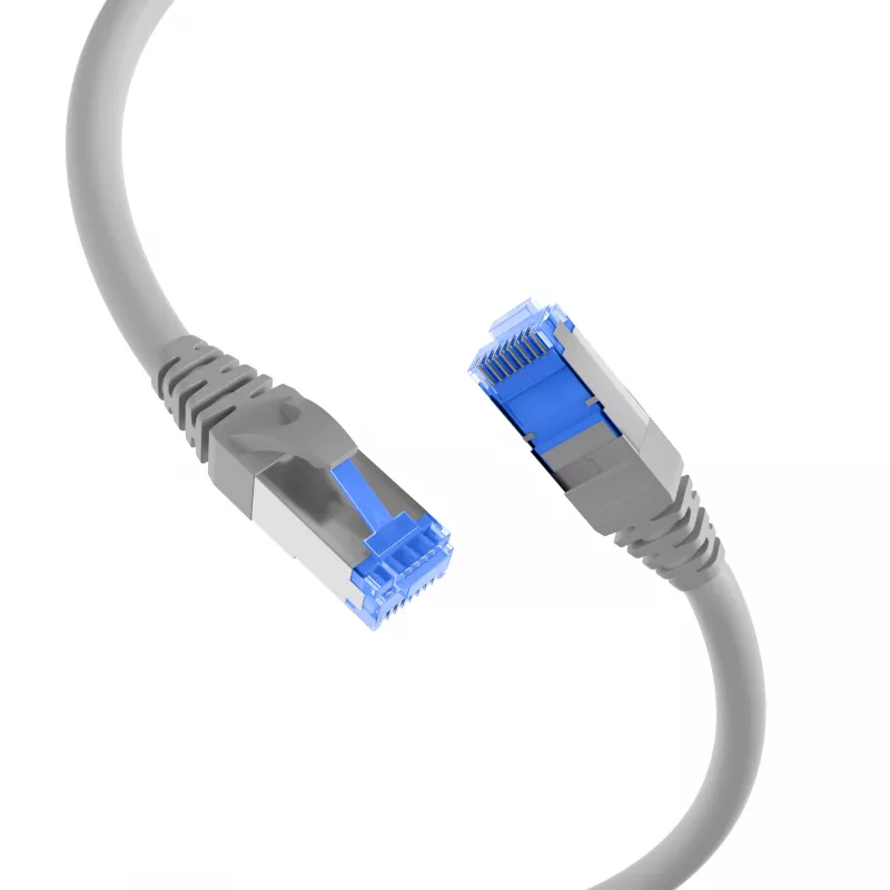 EFB Elektronik IPK-6A-U-TPE-GR-0750 Cat6a S/FTP patch kábel 7,5 m sivá