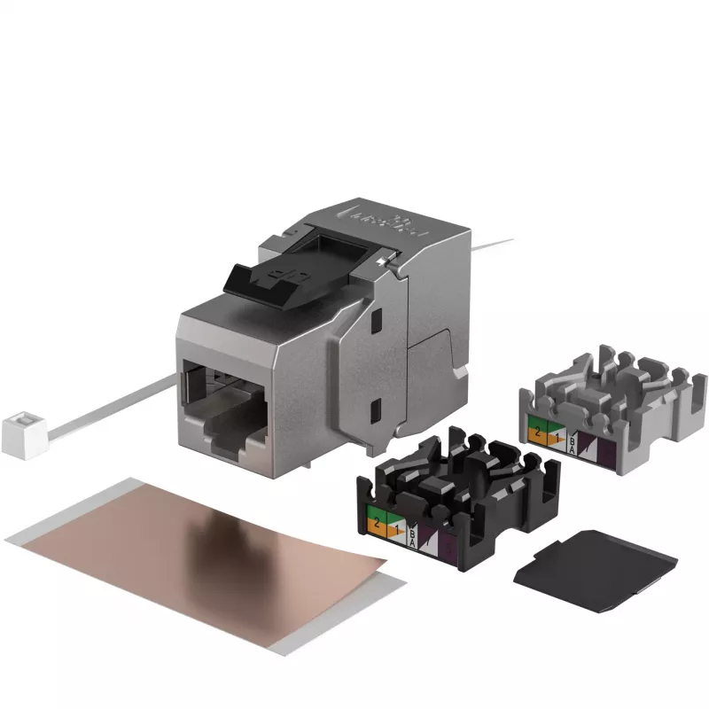 EFB Elektronik RJ45 Keystone Cat.6A ClassEA Component balenie 12 ks - Ethernet - Power over Ethernet