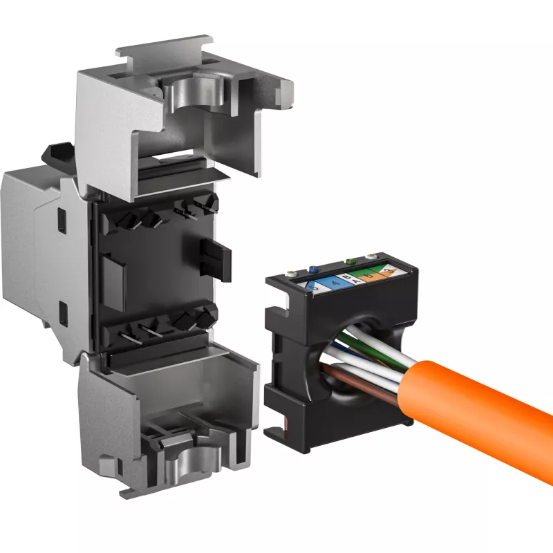 EFB Elektronik RJ45 Keystone Cat.6A ClassEA Component balenie 12 ks - Ethernet - Power over Ethernet