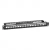 EFB Elektronik 19-palcový 24-portový 1U prázdny patch panel pre Keystone moduly, RAL7035 (svetlosivá)