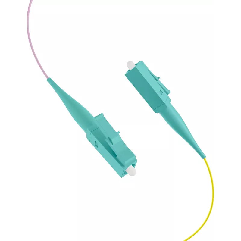 EFB Elektronik Fibre Pigtail LC 50/125 OM3 12-farebná sada 2m - sada kábel/adaptér - Multimode