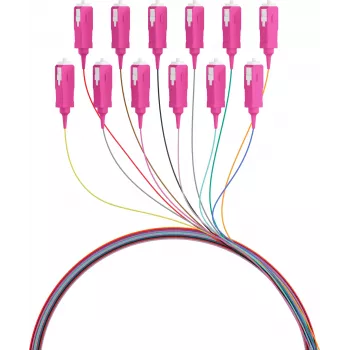 EFB Electronics Fibre Pigtail SC 50/125 OM4 12-farebná sada 2m - sada kábel/adaptér - Singlemode alebo Multimode