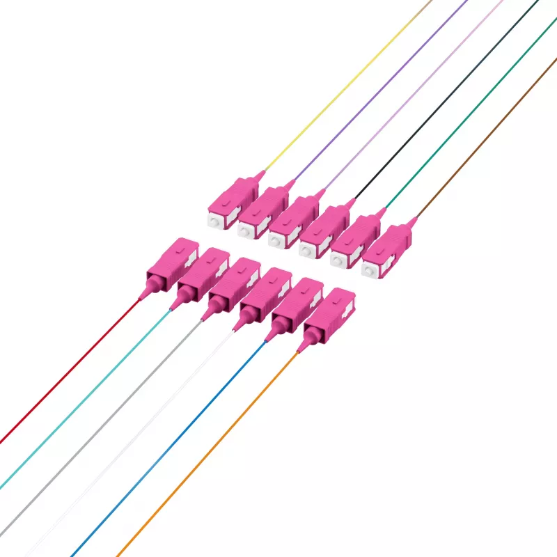 EFB Electronics Fibre Pigtail SC 50/125 OM4 12-farebná sada 2m - sada kábel/adaptér - Singlemode alebo Multimode