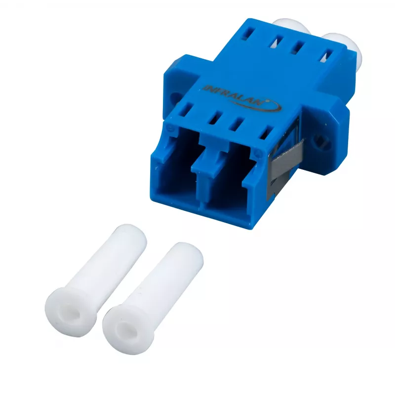 EFB Elektronik LC-Duplex OM3 plastové aqua puzdro jednodielna SC-Simplex spojka
