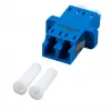 EFB Electronics LC-Duplex OM4 plastová spojka, fialové puzdro, jednodielna, SC-Simplex