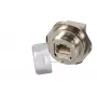 EFB Elektronik RJ45 Cat.6A IP67 priechodná spojka, konektor samica/konektor samica, M25, servisný port (IP67DFKRJ45FLHS)