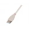EFB IP67 USB 2.0 káblová priechodka M20, USB Type-A konektor samec na USB Type-A konektor samec, 1,0 m, strieborná/čierna