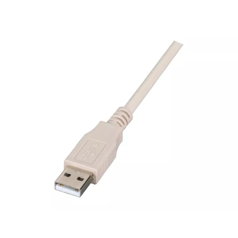 EFB IP67 USB 2.0 káblová priechodka M20, USB Type-A konektor samec na USB Type-A konektor samec, 1,0 m, strieborná/čierna