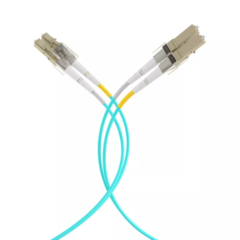 EFB Elektronik IPL-DF-LCULCU-3-0050 sklenený patch kábel, 0,5 m, OM3, LC/UPC na LC/UPC, Duplex, LSZH, aqua