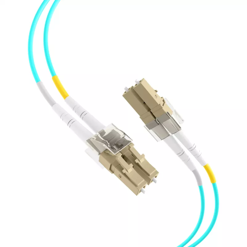 EFB Elektronik IPL-DF-LCULCU-3-0200 - 2 m - OM3 - LC - LC Duplex optický patch kábel