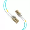 EFB Elektronik IPL-DF-LCULCU-3-1000 optický patch kábel, 10 m, OM3, LC/UPC na LC/UPC, Duplex, LSZH, Aqua