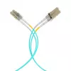 EFB Elektronik IPL-DF-LCULCU-3-1000 optický patch kábel, 10 m, OM3, LC/UPC na LC/UPC, Duplex, LSZH, Aqua