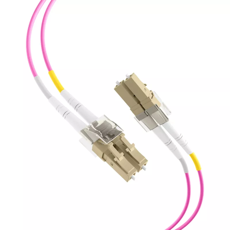 EFB Elektronik IPL-DF-LCULCU-4-0050 optický patch kábel, 0,5 m, OM4, LC Duplex, Aqua