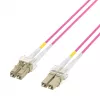 EFB Elektronik IPL-DF-LCULCU-4-0050 optický patch kábel, 0,5 m, OM4, LC Duplex, Aqua