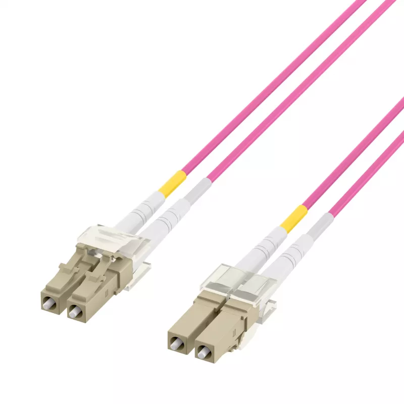 EFB Elektronik IPL-DF-LCULCU-4-0050 optický patch kábel, 0,5 m, OM4, LC Duplex, Aqua