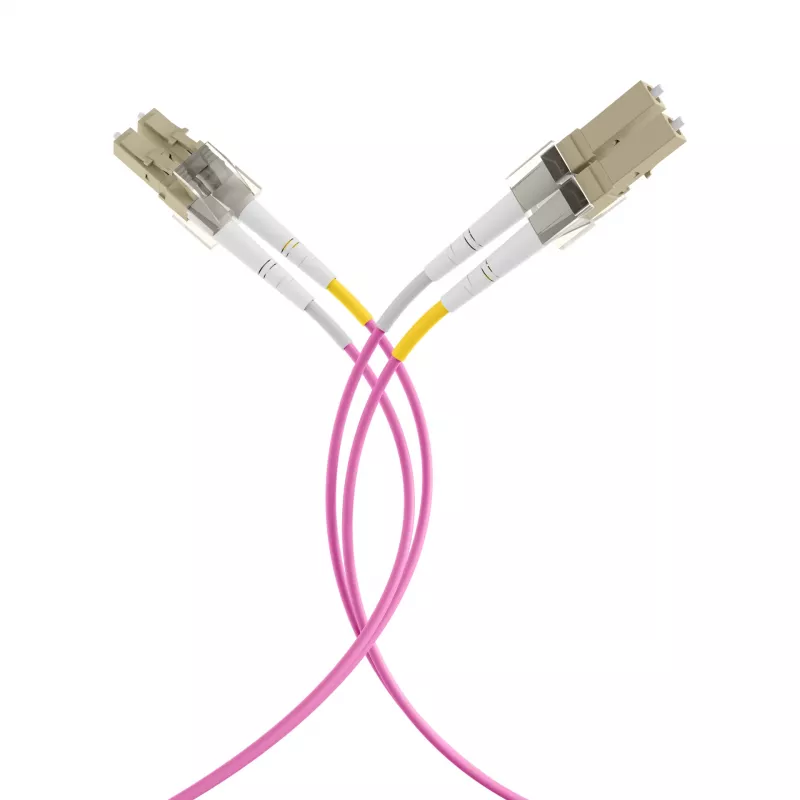 EFB Elektronik IPL-DF-LCULCU-4-0050 optický patch kábel, 0,5 m, OM4, LC Duplex, Aqua