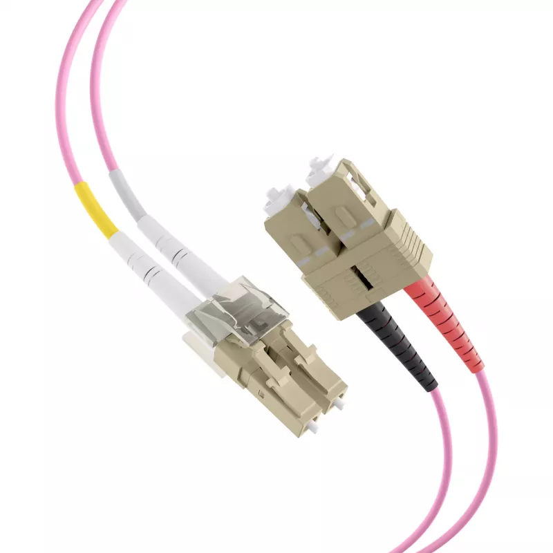 EFB Elektronik IPL-DF-LCUSCU-4-0300 Duplex patch kábel OM4 LC/SC 3 m