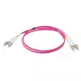 EFB Elektronik IPL-DR-LCULCU-4-0050 optický patch kábel, 0,5 m, OM4, LC/UPC Duplex, Aqua