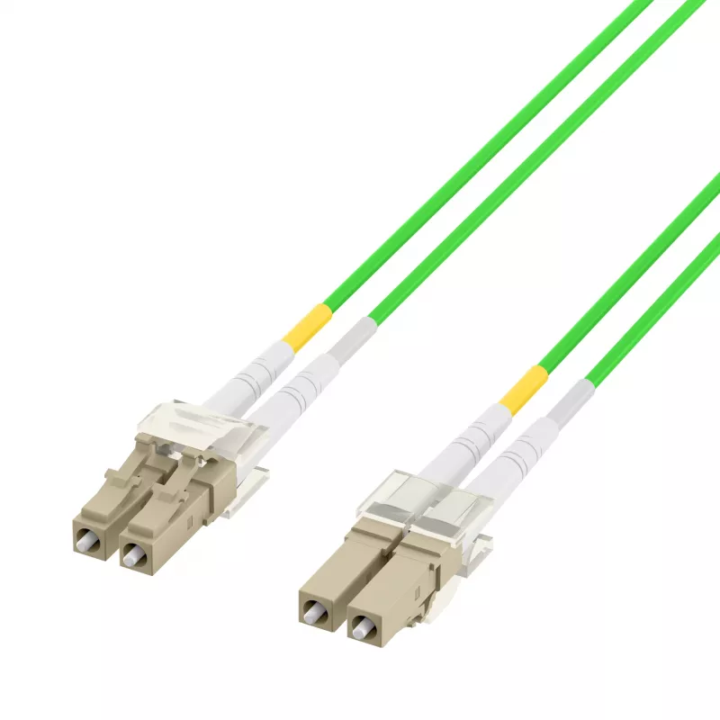 EFB Elektronik IPL-DR-LCULCU-5-0300 - 3 m - I-V(ZN) H - OM5 - LC Duplex - LC Duplex optický patch kábel, limetkovozelená