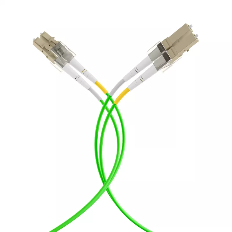 EFB Elektronik IPL-DR-LCULCU-5-0300 - 3 m - I-V(ZN) H - OM5 - LC Duplex - LC Duplex optický patch kábel, limetkovozelená