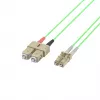 EFB Elektronik IPL-DR-LCUSCU-5-0500 vláknový patch kábel, OM5, LC-SC, 5 m, LSZH, limetkovozelená