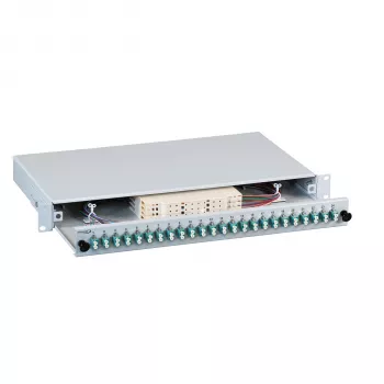 EFB Electronics rozšíriteľná zváracá krabica LC 12 pigtailov offset 6 spojok OM3