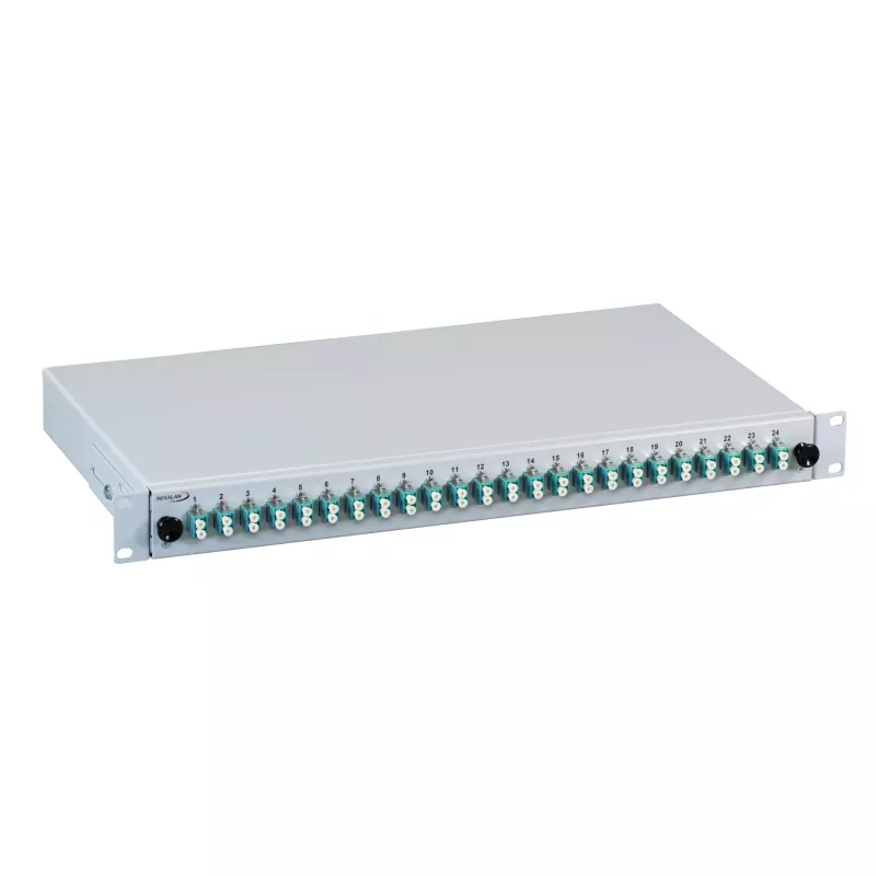EFB Electronics rozšíriteľná zváracá krabica LC 12 pigtailov offset 6 spojok OM3