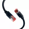 EFB-Elektronik RJ45 patch kábel Cat.6A S/FTP LSZH Draka UC900 TM21 čierny 40m