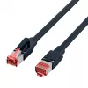 EFB-Elektronik RJ45 patch kábel Cat.6A S/FTP LSZH Draka UC900 TM21 čierny 40m