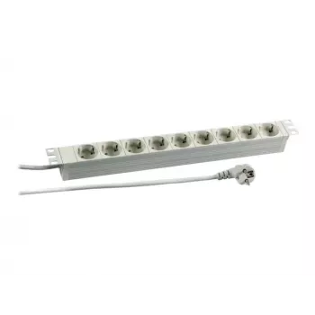 EFB Elektronik Koop PROFIversal Rozvodný panel (do racku) - AC 250 V - Vstup: CEE 7/7 - Výstup: 9 x CEE 7/3