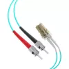 EFB Elektronik O0313.35 vláknový patch kábel, OM3, 35 m, LC-ST, duplex, LSZH, aqua