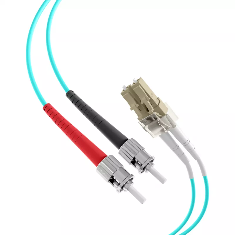 EFB Elektronik O0313.40 vláknový patch kábel, OM3, 40 m, LC-ST, aqua