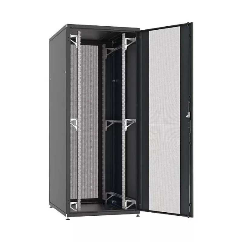 EFB Elektronik PRO 42U 19 inch serverová skriňa sieťový rozvádzač jet black RAL 9005 800x1000mm