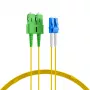 EFB Elektronik duplex jumper LC-SC/APC 9/125µm OS2 LSZH žltý 2,0mm 35m