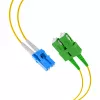 EFB Elektronik duplex jumper LC-SC/APC 9/125µm OS2 LSZH žltý 2,0mm 35m