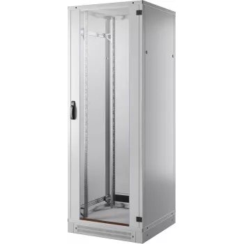 EFB Elektronik PRO 42HE sieťový rozvádzač set 800x800mm RAL7035 s 2-ventilátorovou jednotkou, napájacím káblom, podstavcom