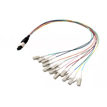 EFB MTP-M/LC 8-vláknový matrix fanout kábel OS2 LSZH žltý 0,4m