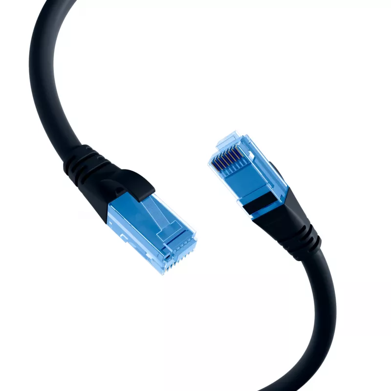 EFB K8109SW.1.5 patch kábel U/UTP Cat.6A 1,5 m čierny
