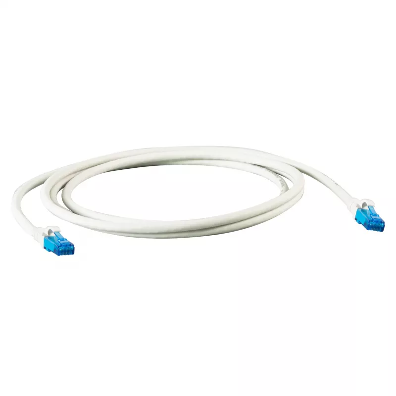 EFB Elektronik IPK-6A-U-HFR-WS-1000 Cat6a U/UTP patch kábel 10 m biely