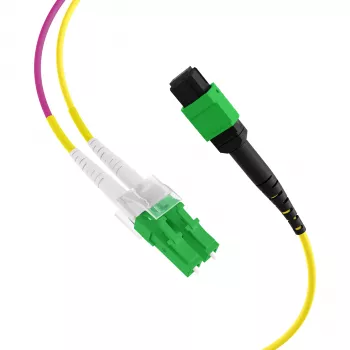 EFB Elektronik MTPF12LCAPC-3 3 m OS2 MTP 12x LC optický rozbočovací kábel