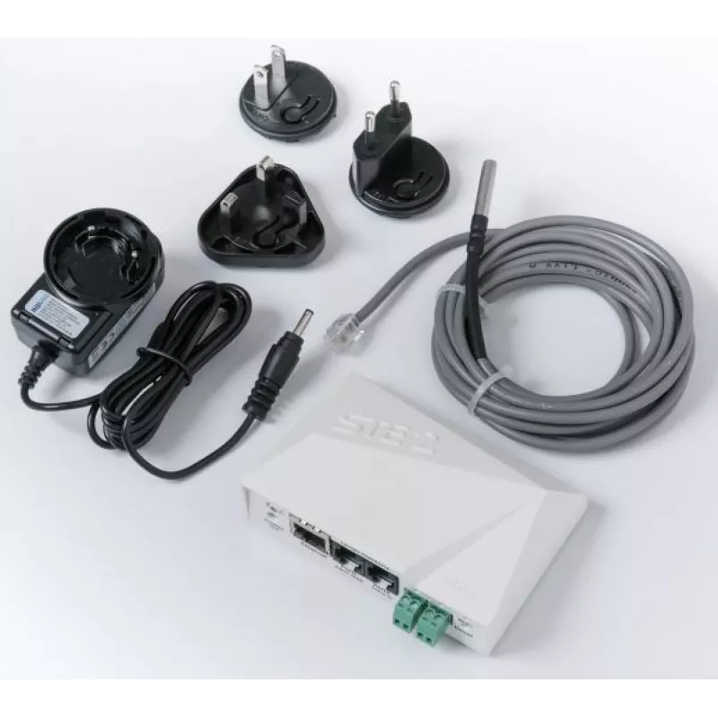 EFB Elektronik IP teplomer s e-mailom, LAN, WiFi, PoE, SNMP