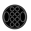 EFB Elektronik dome spojka flat 380mm výška 290 x 150mm