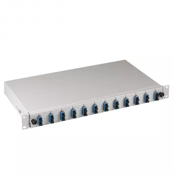EFB Electronics spájacia box SC 9/125 OS2 výsuvný 12 pigtailov 6 konektorov
