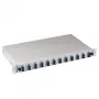 EFB Electronics spájacia box SC 9/125 OS2 výsuvný 12 pigtailov 6 konektorov