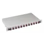 EFB Elektronik spájacia box SC 50/125 µm OM4 výsuvný, 24 pigtailov offset / 12 konektorov