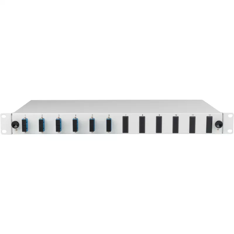 EFB Electronics spájacia box SC 9/125 OS2 výsuvný 12 pigtailov offset 6