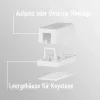 EFB Electronics keystone zásuvka, 1 port, na omietku, čistobiela, prázdne puzdro