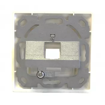 EFB Elektronik 1-portová rámová sada pre keystone moduly, DIN 49075, čistobiela (RAL 9010)